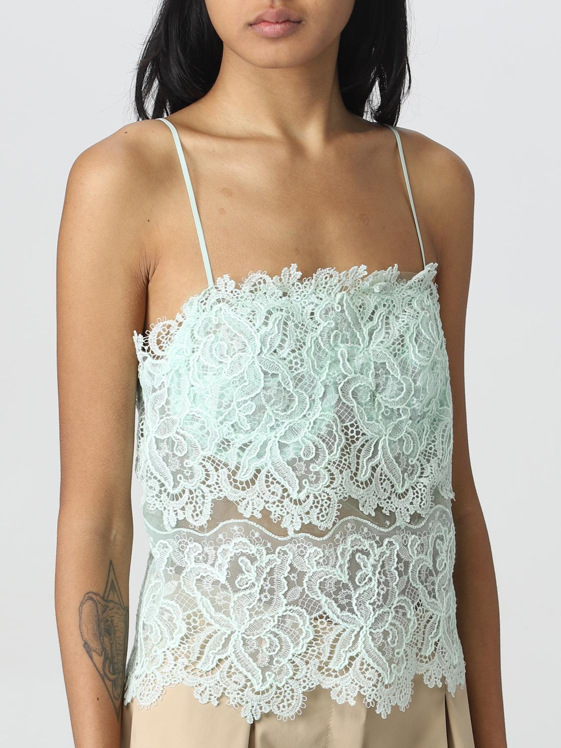 ERMANNO SCERVINO TOP: Top Ermanno Scervino in pizzo, Menta - Img 5