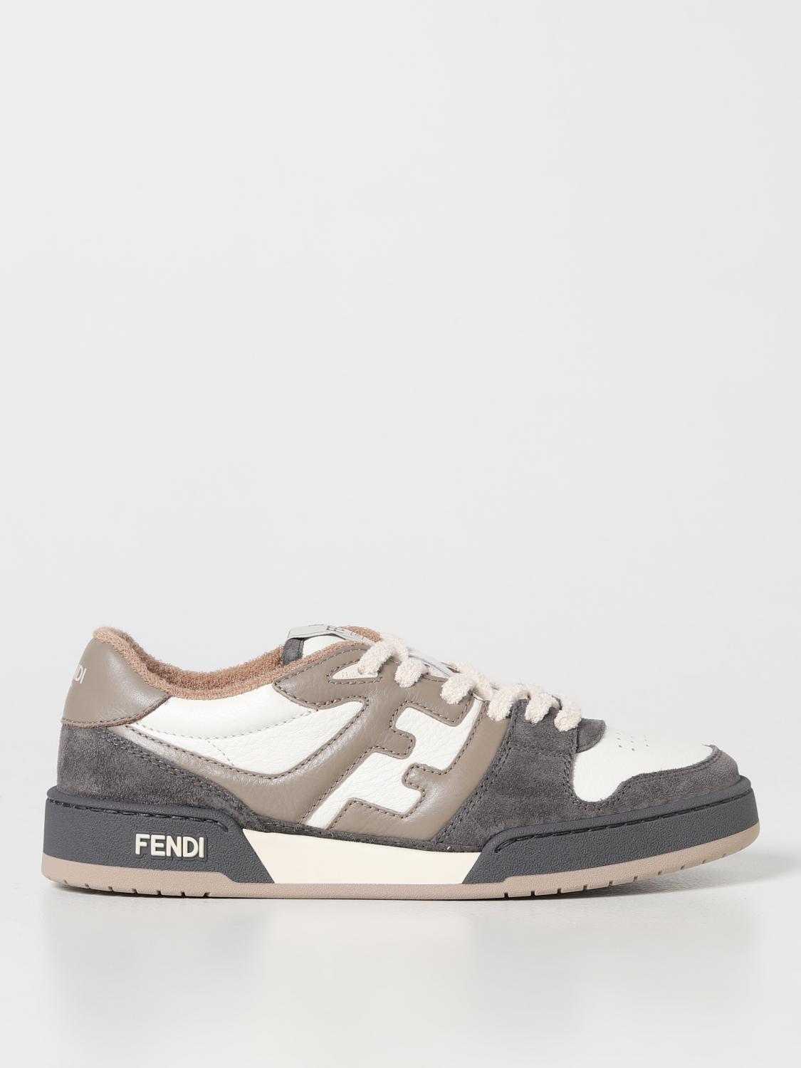 FENDI: Zapatos mujer Gris Zapatillas Fendi 8E8252 AI1N en
