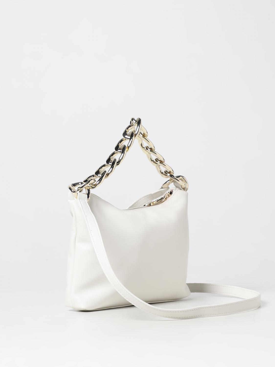 PATRIZIA PEPE BORSA A SPALLA: Borsa Patrizia Pepe in nappa sintetica, Bianco - Img 2