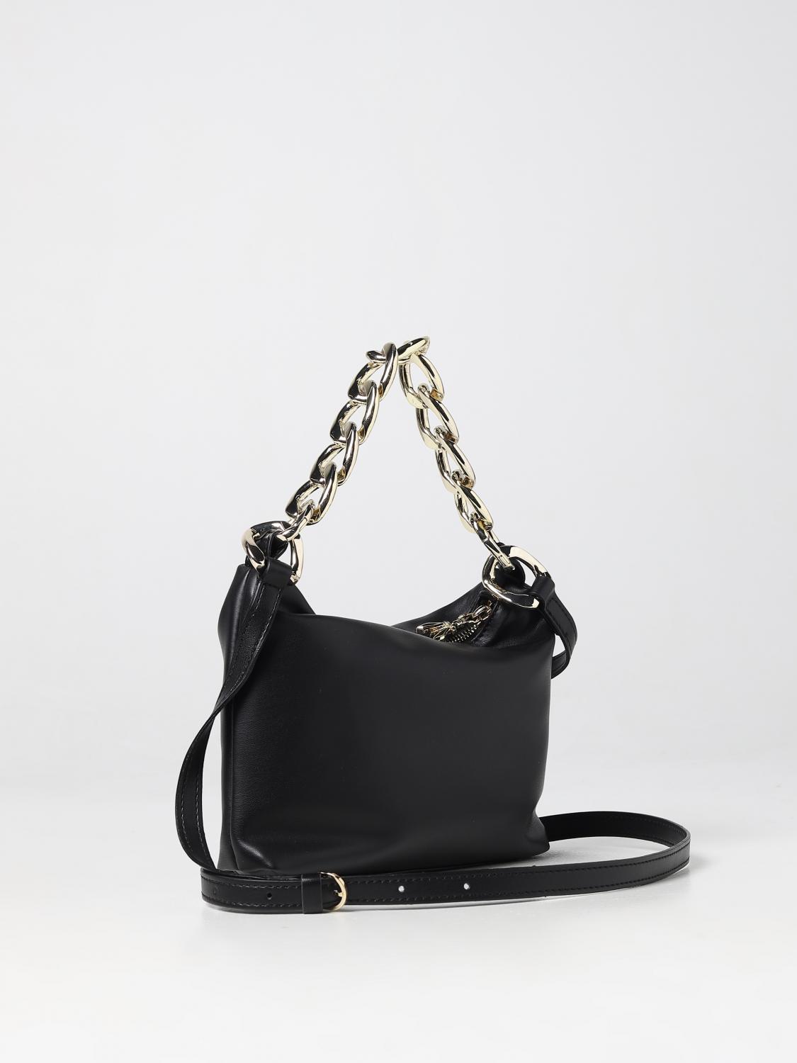 PATRIZIA PEPE BORSA A SPALLA: Borsa Patrizia Pepe in nappa sintetica, Nero - Img 2