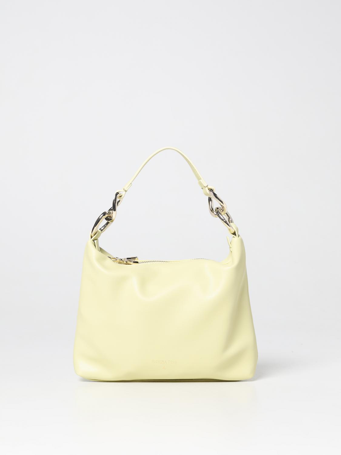 PATRIZIA PEPE BORSA A SPALLA: Borsa Patrizia Pepe in nappa sintetica, Giallo - Img 3