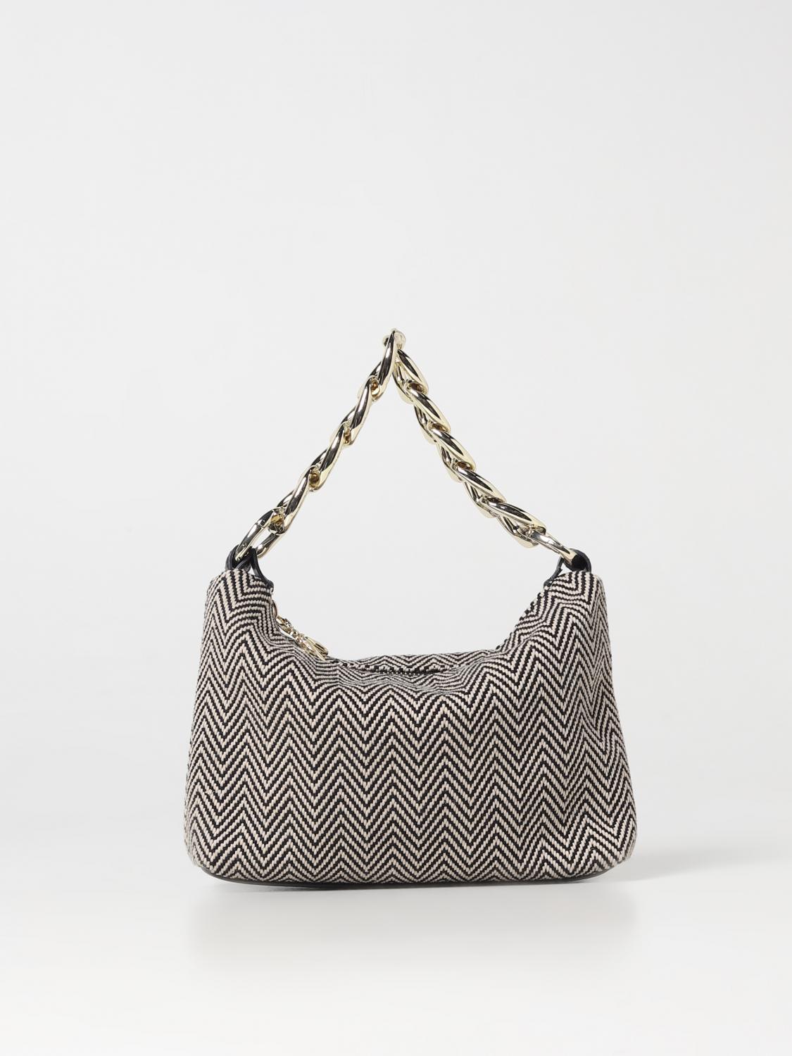PATRIZIA PEPE BORSA A SPALLA: Borsa Patrizia Pepe in nappa sintetica, Bianco 1 - Img 1