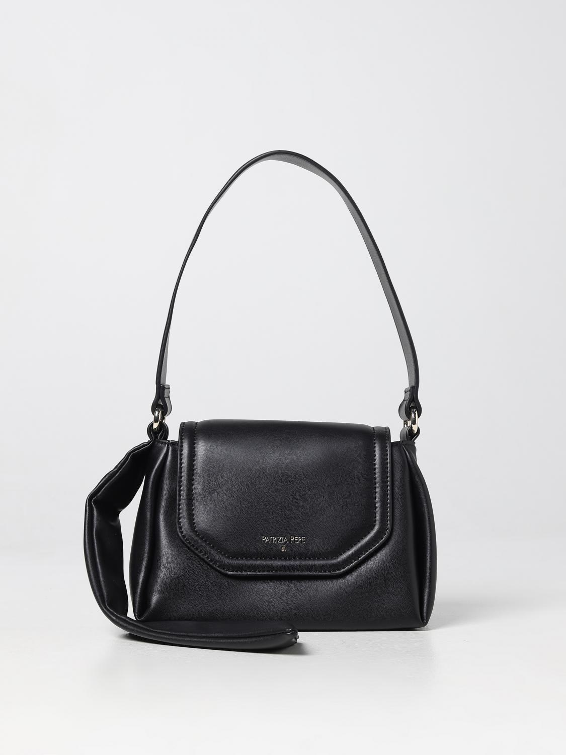 PATRIZIA PEPE BOLSO DE HOMBRO: Bolso de hombro mujer Patrizia Pepe, Negro - Img 1
