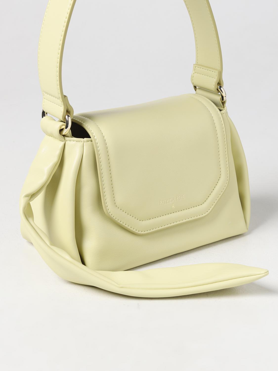 PATRIZIA PEPE BORSA A SPALLA: Borsa Patrizia Pepe in pelle sintetica, Giallo - Img 3