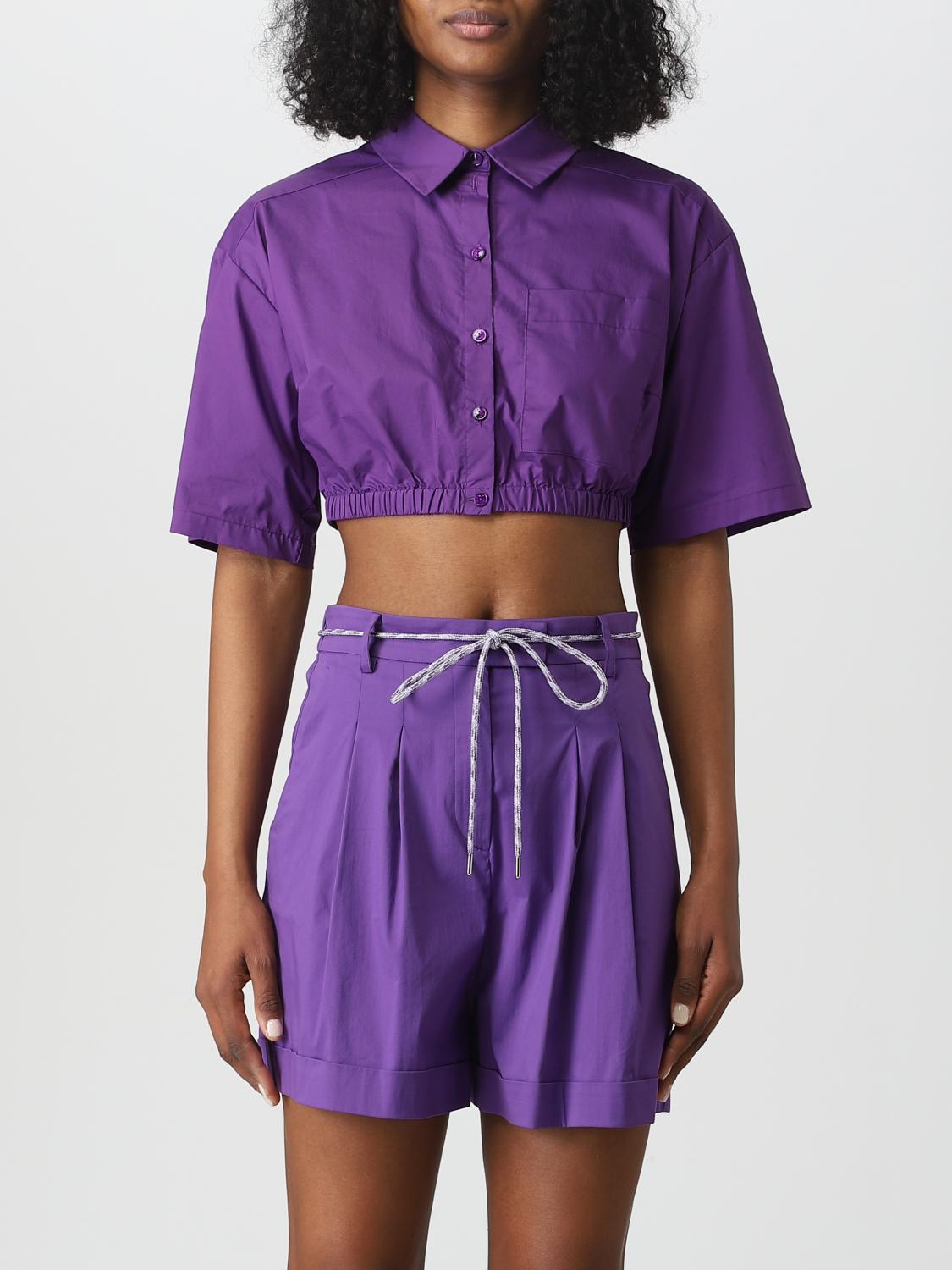 PATRIZIA PEPE CAMISA: Camisa mujer Patrizia Pepe, Violeta - Img 1