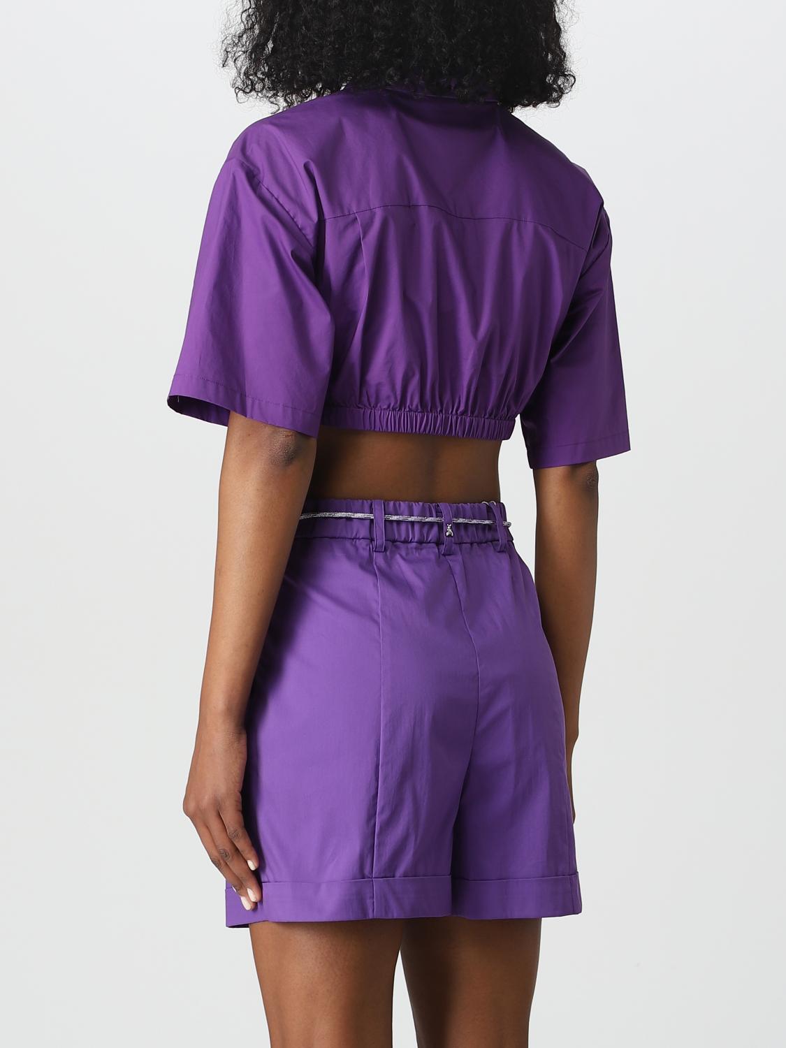 PATRIZIA PEPE CAMISA: Camisa mujer Patrizia Pepe, Violeta - Img 3