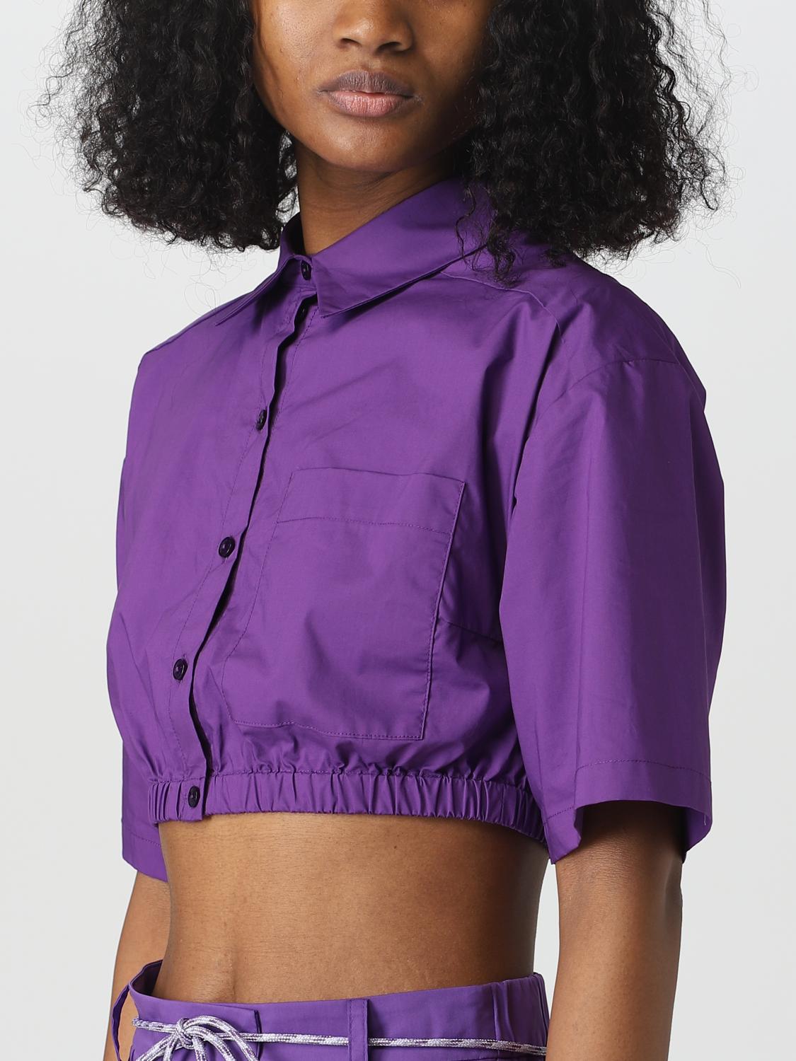 PATRIZIA PEPE CAMISA: Camisa mujer Patrizia Pepe, Violeta - Img 4