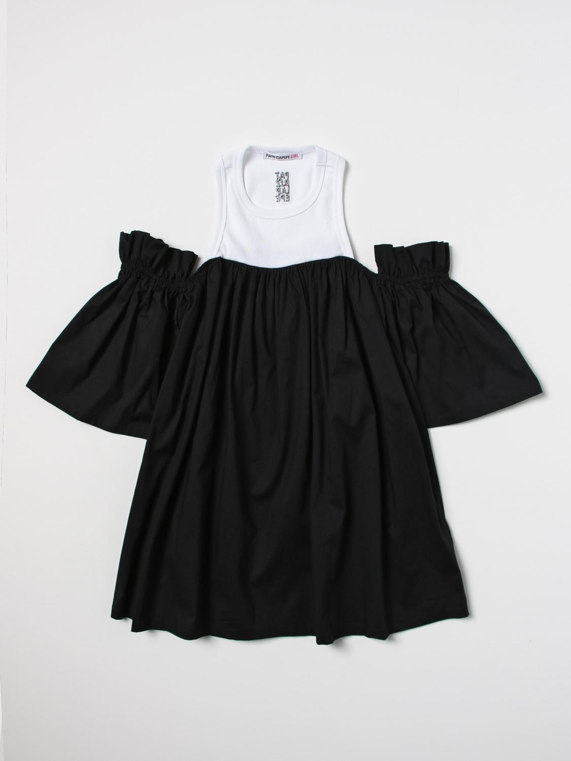 Patrizia Pepe Outlet: Dress kids - Black | Patrizia Pepe