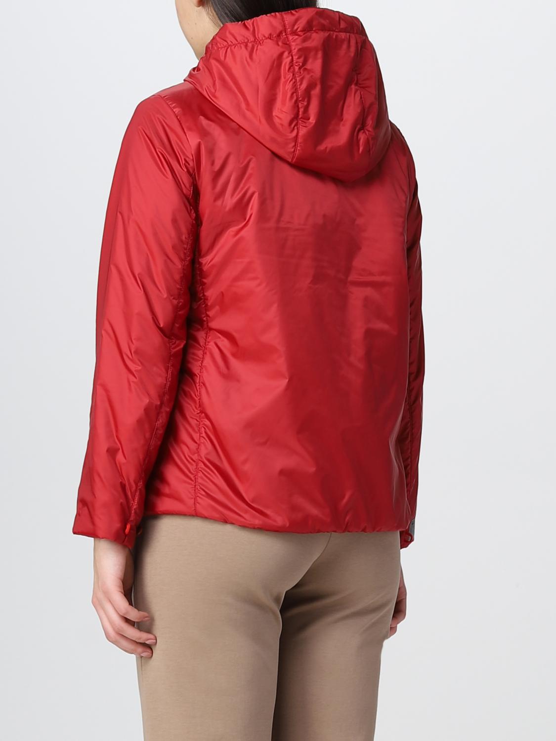 MAX MARA THE CUBE GIACCA: Giacca con cappuccio Max Mara The Cube, Rosso - Img 3