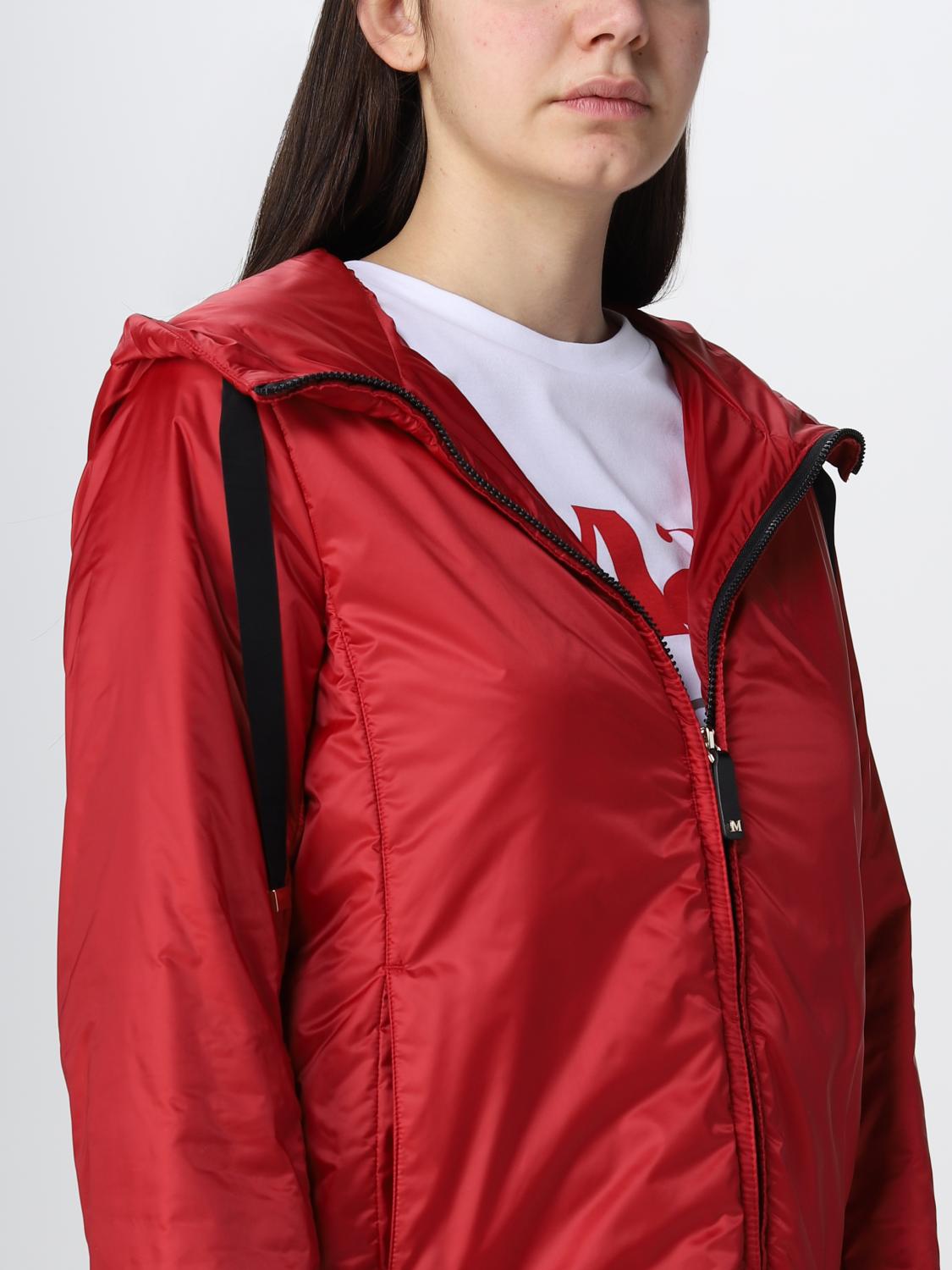 MAX MARA THE CUBE GIACCA: Giacca con cappuccio Max Mara The Cube, Rosso - Img 5