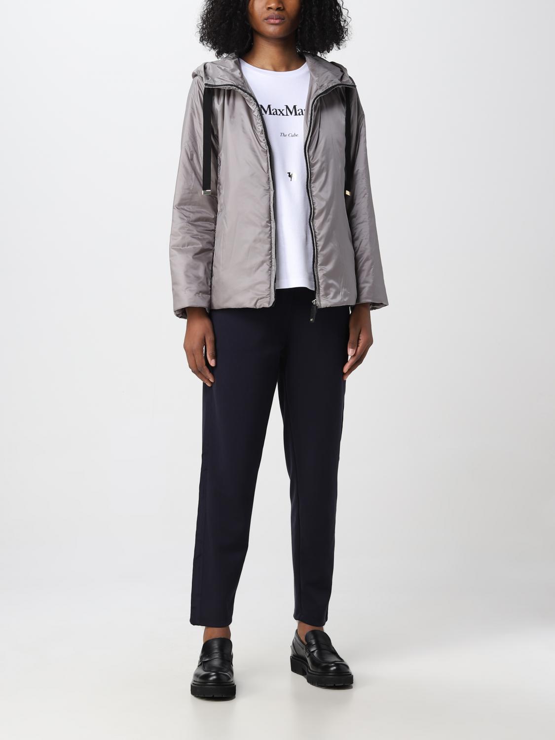 MAX MARA THE CUBE GIACCA: Giacca con cappuccio Max Mara The Cube, Grigio - Img 2