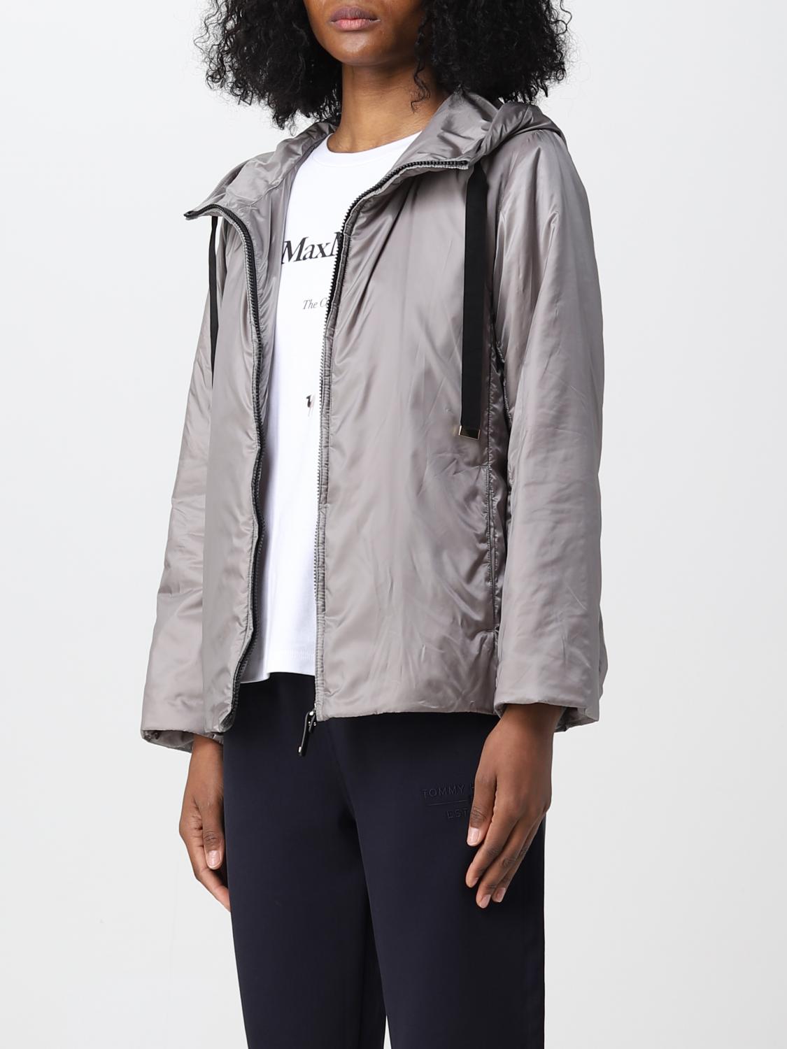 MAX MARA THE CUBE GIACCA: Giacca con cappuccio Max Mara The Cube, Grigio - Img 4