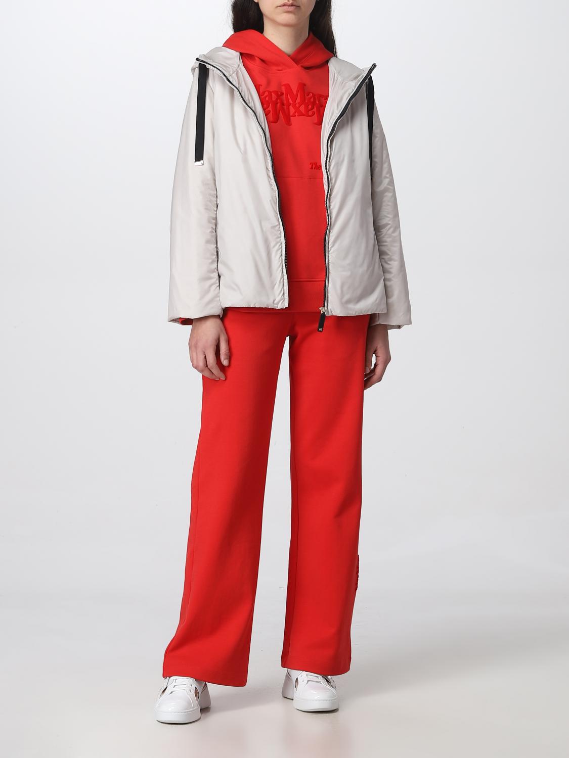 MAX MARA THE CUBE GIACCA: Giacca con cappuccio Max Mara The Cube, Ghiaccio - Img 2