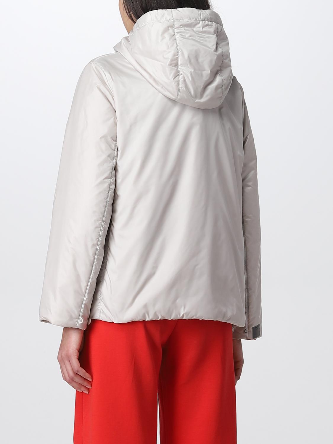 MAX MARA THE CUBE GIACCA: Giacca con cappuccio Max Mara The Cube, Ghiaccio - Img 3