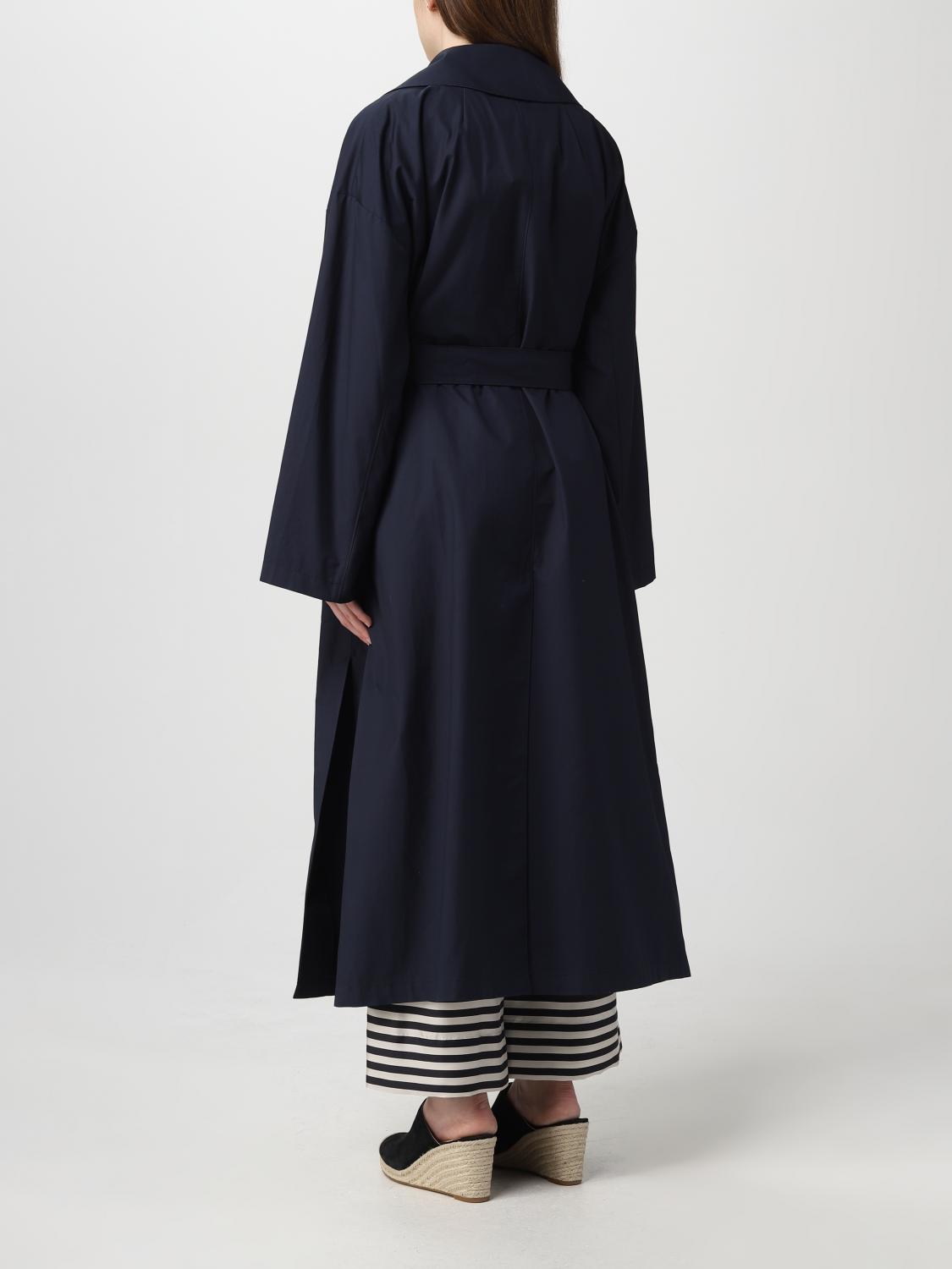 MAX MARA THE CUBE TRENCHCOAT: Mantel damen Max Mara The Cube, Blau - Img 3