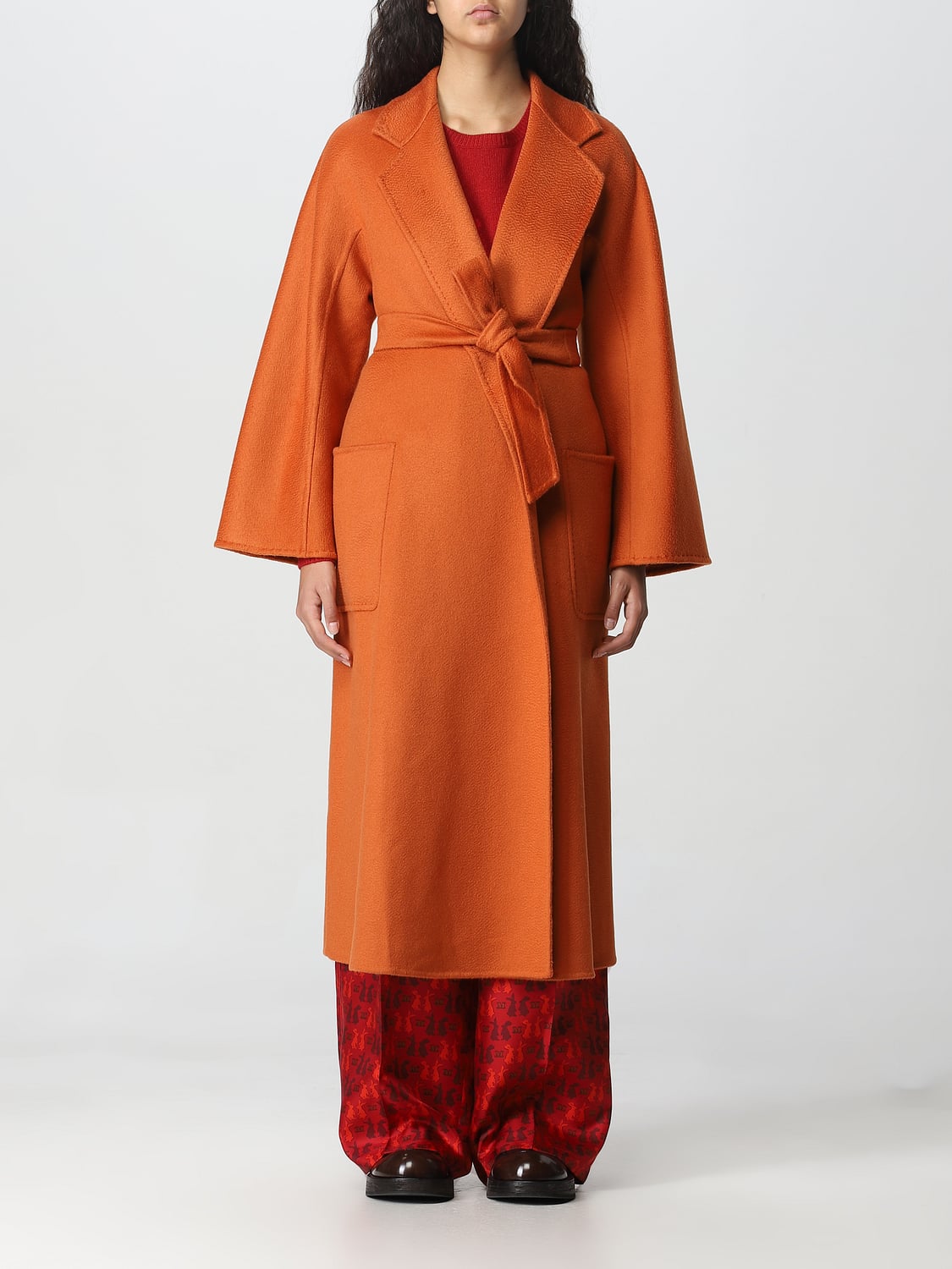 MAX MARA COAT: Max Mara cashmere coat, Orange - Img 1