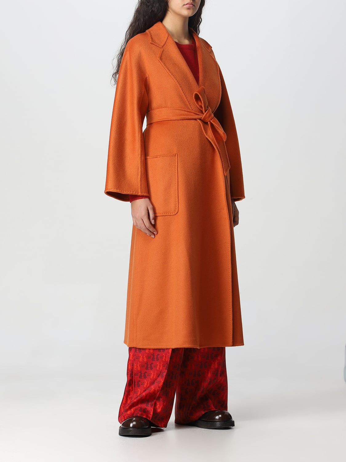 MAX MARA COAT: Max Mara cashmere coat, Orange - Img 2