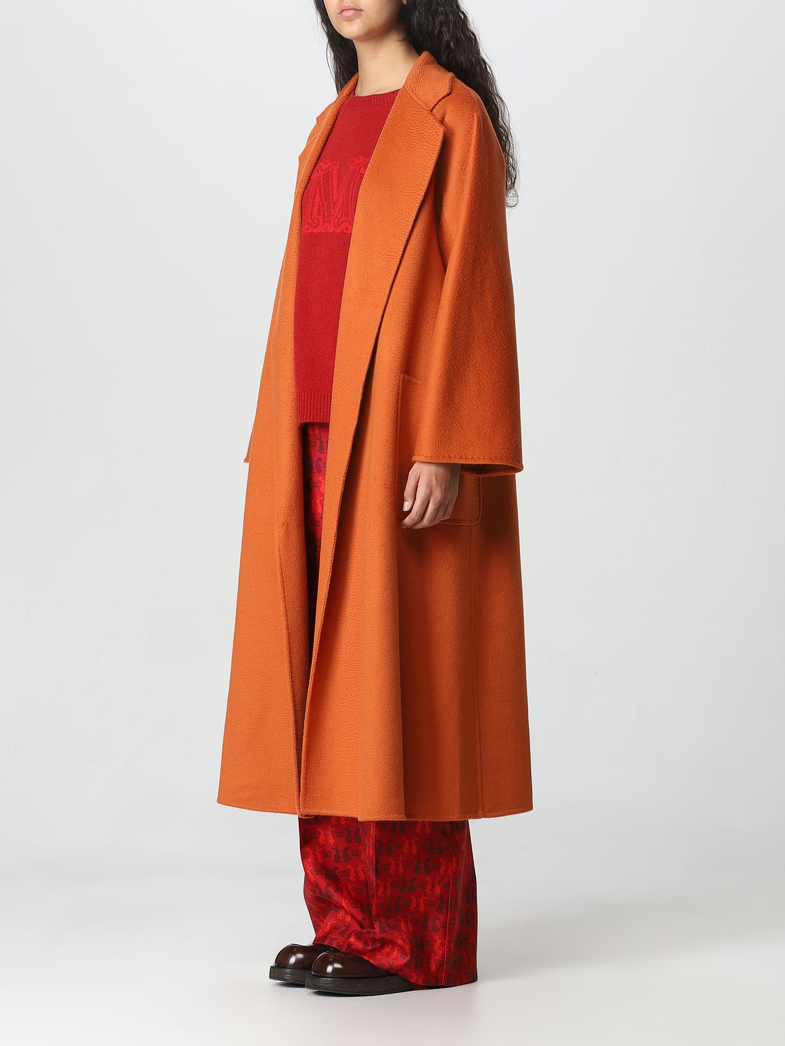 MAX MARA COAT: Max Mara cashmere coat, Orange - Img 4