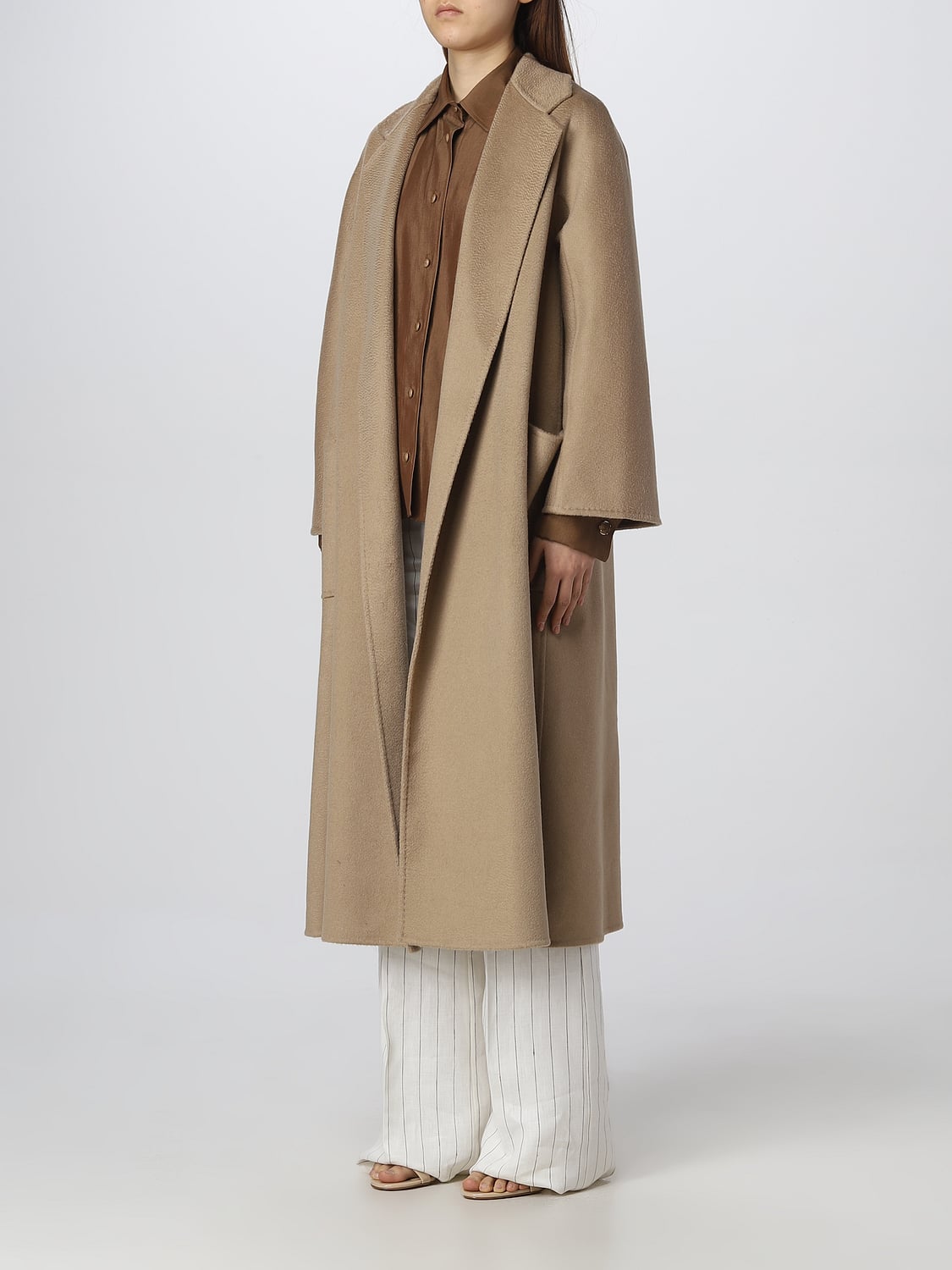 MAX MARA CAPPOTTO: Cappotto Max Mara in cashmere, Cammello - Img 3