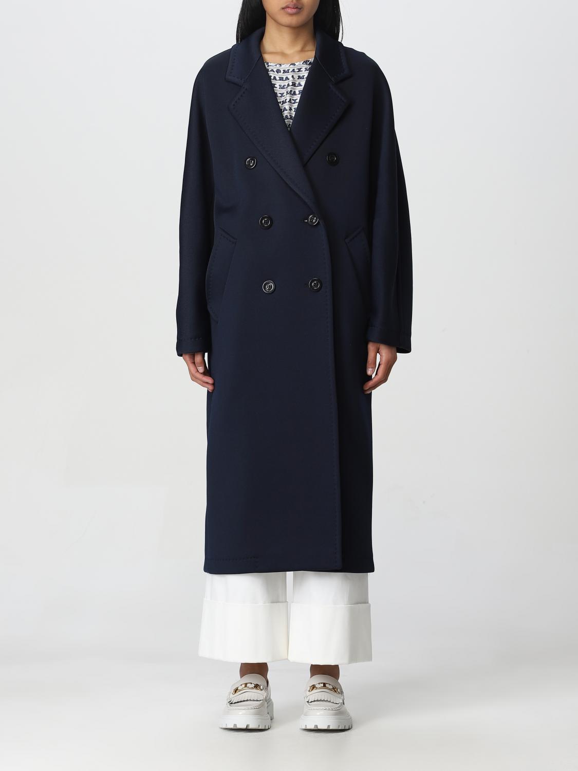 MAX MARA 大衣: 大衣 女士 Max Mara, 蓝色 - Img 1