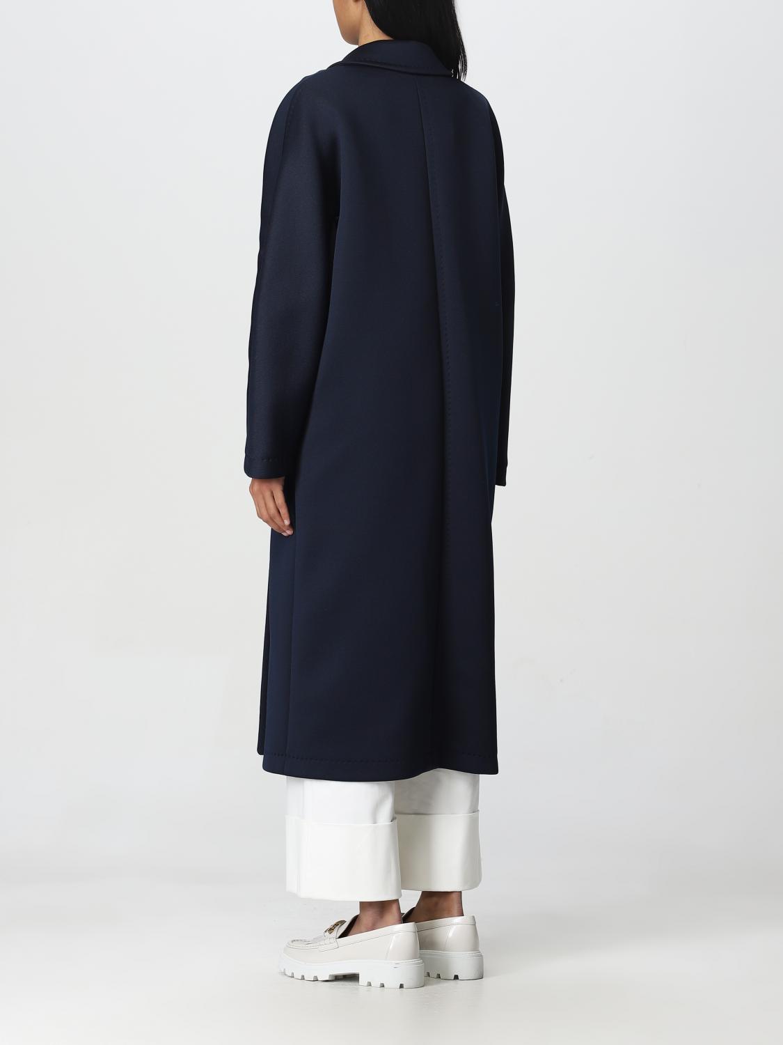 MAX MARA 大衣: 大衣 女士 Max Mara, 蓝色 - Img 3