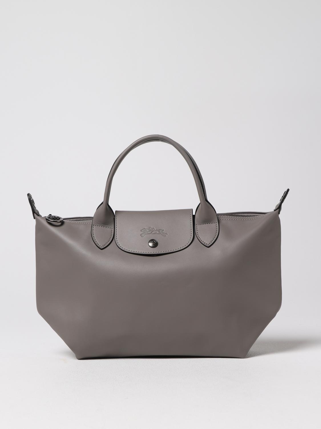 Longchamp Pliage Xtra leather bag - Grey | L1512 987 | GIGLIO.COM