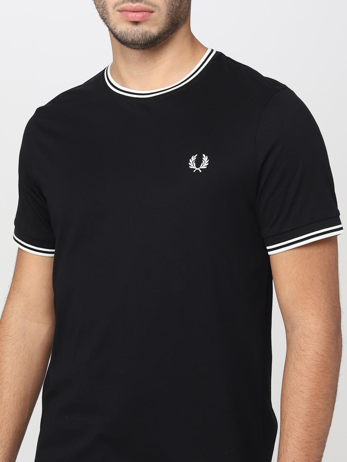 FRED PERRY T-SHIRT: T-shirt men Fred Perry, Black - Img 3
