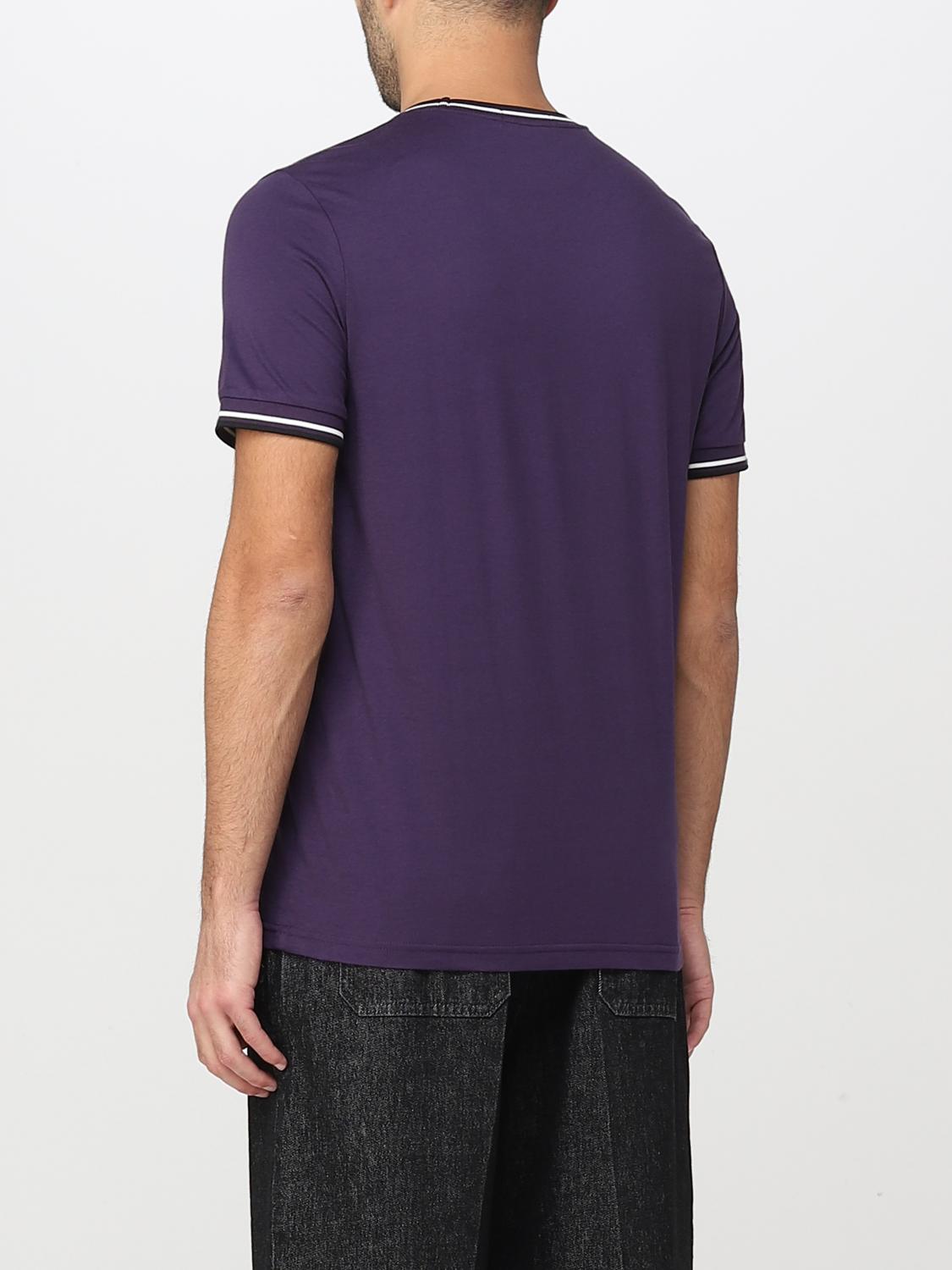 FRED PERRY T-SHIRT: T-shirt herren Fred Perry, Violett - Img 2
