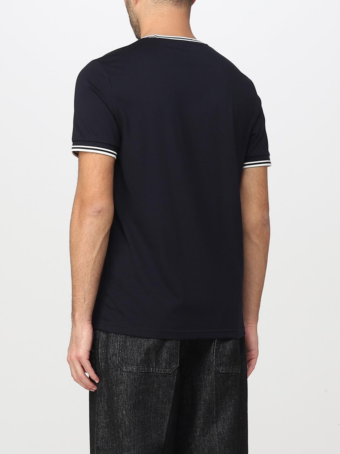 FRED PERRY T-SHIRT: T-shirt homme Fred Perry, Bleu Marine - Img 2