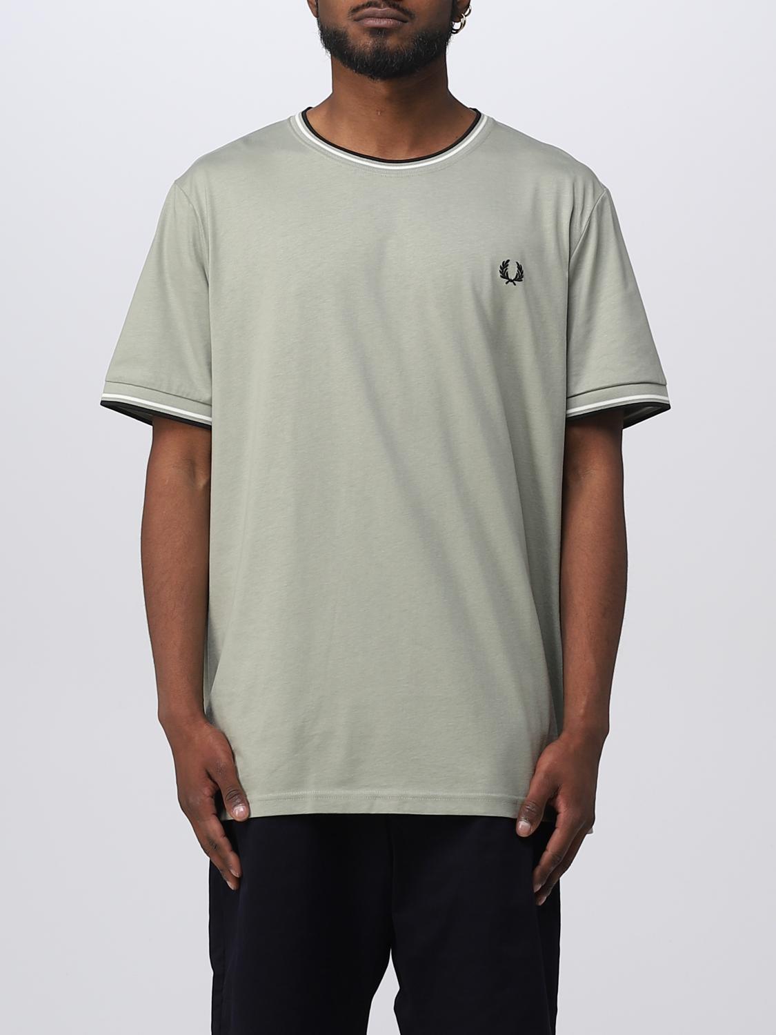 FRED PERRY T-SHIRT: T-shirt men Fred Perry, Grey 1 - Img 1
