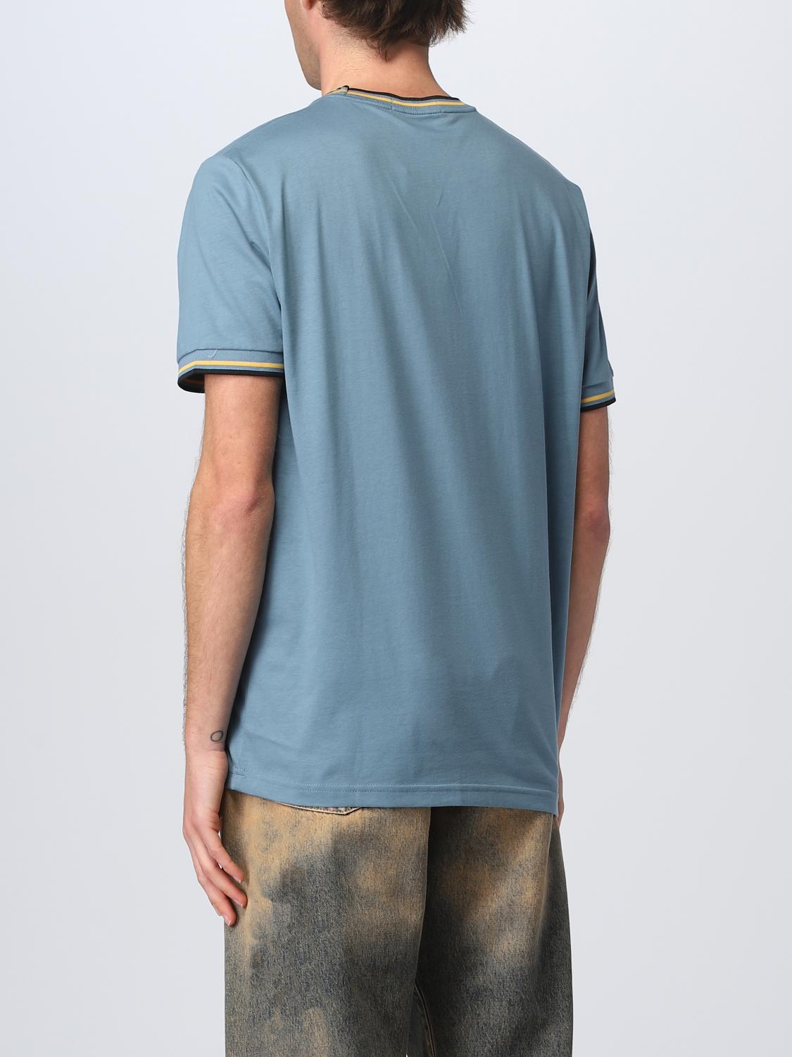 FRED PERRY T-SHIRT: T-shirt men Fred Perry, Blue 1 - Img 2