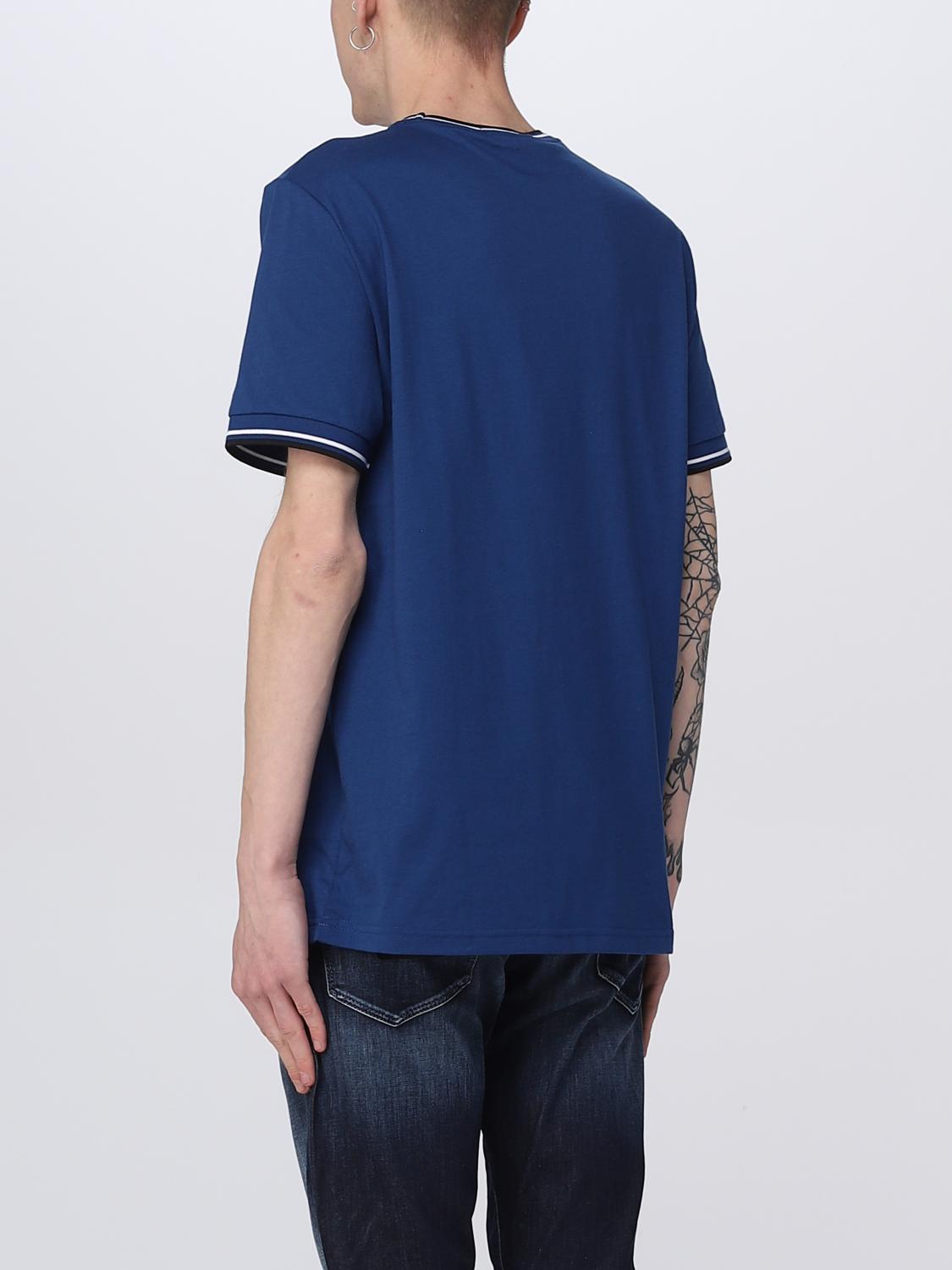 FRED PERRY T-SHIRT: T-shirt men Fred Perry, Cobalt - Img 2