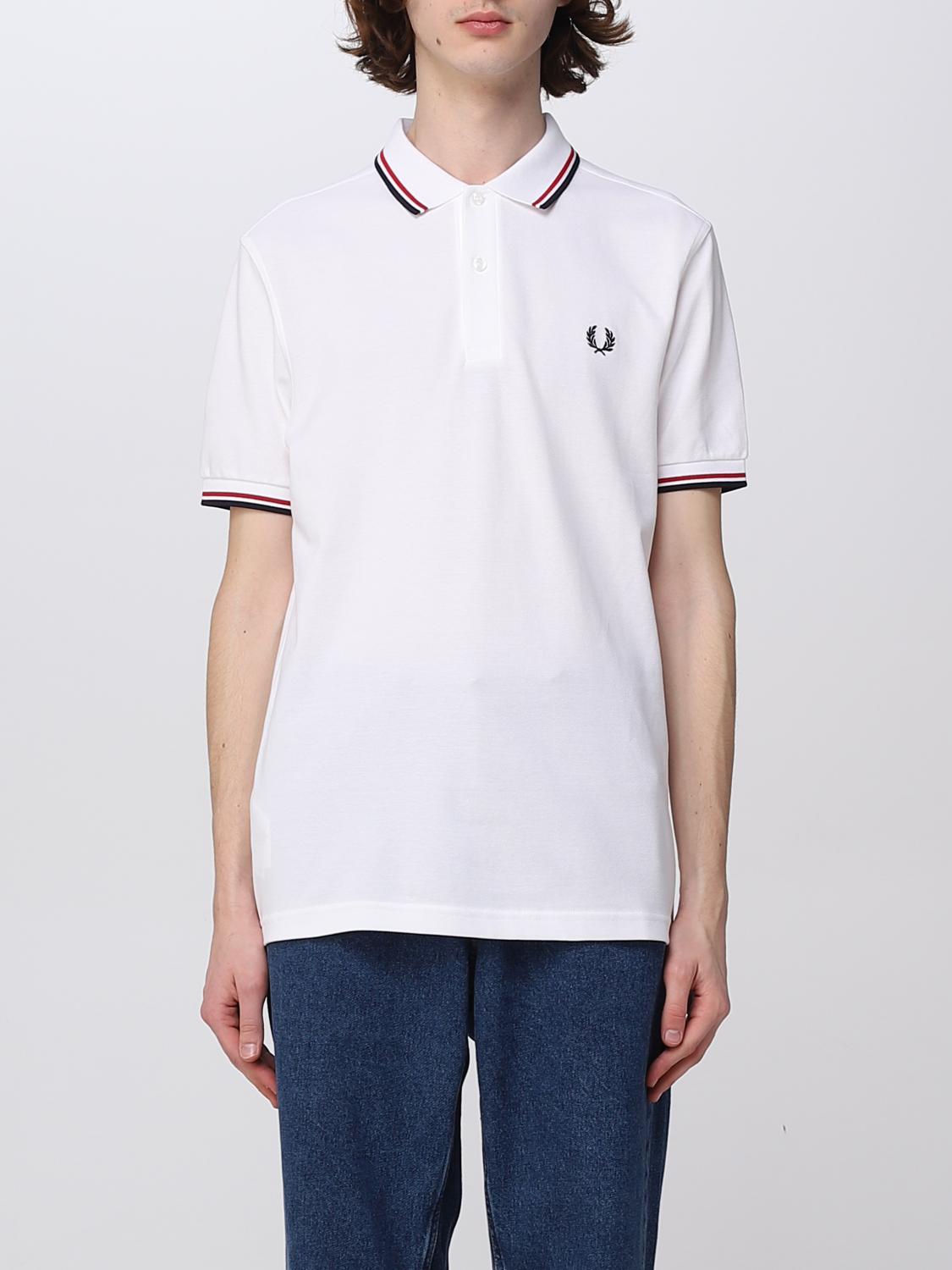 FRED PERRY POLO SHIRT: Polo shirt men Fred Perry, White - Img 1