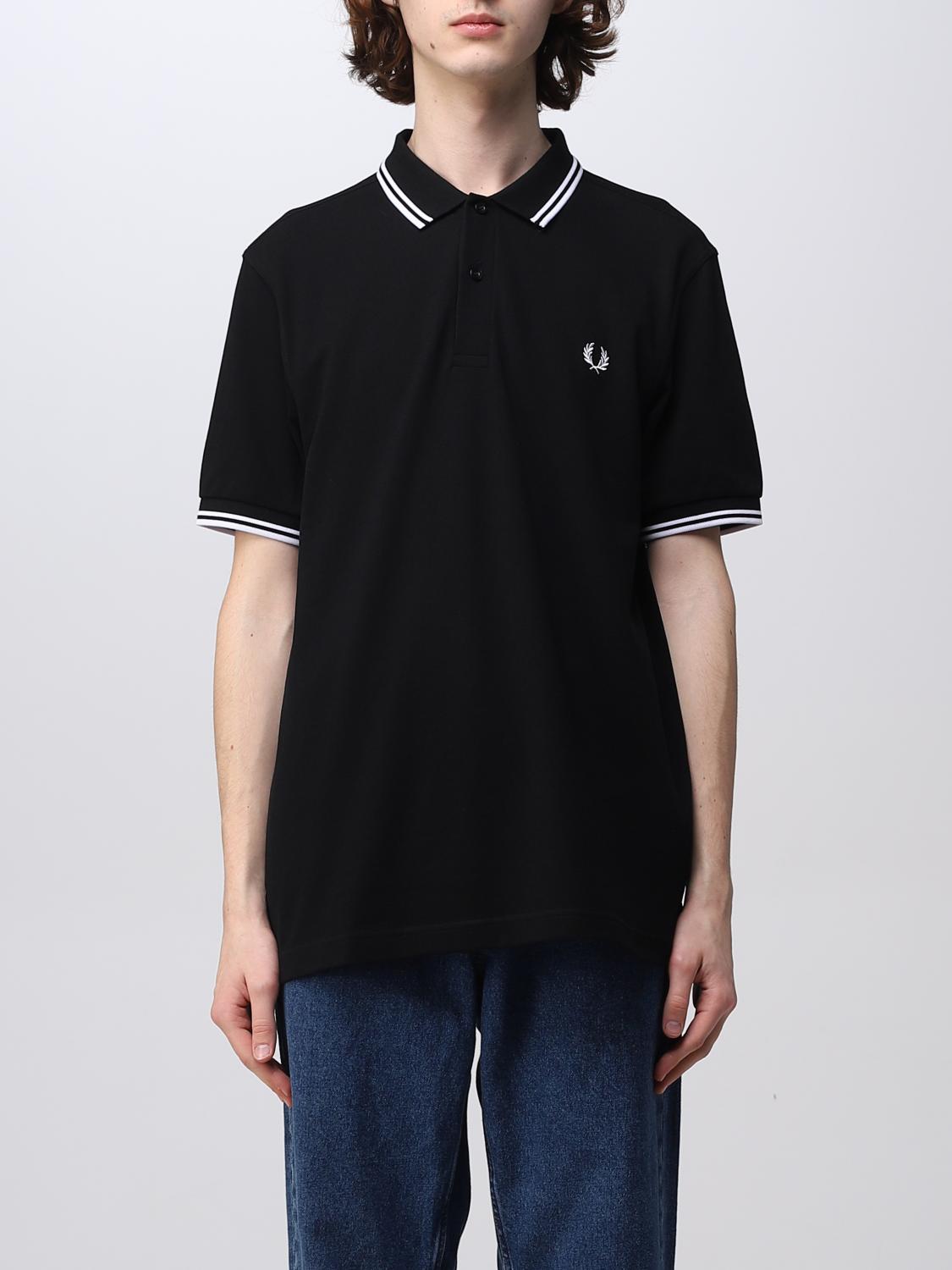 FRED PERRY POLO: Polo hombre Fred Perry, Negro - Img 1