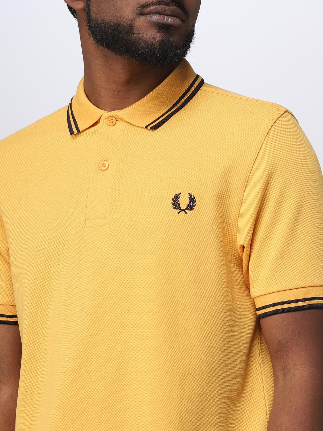 FRED PERRY POLO: Polo hombre Fred Perry, Amarillo - Img 3