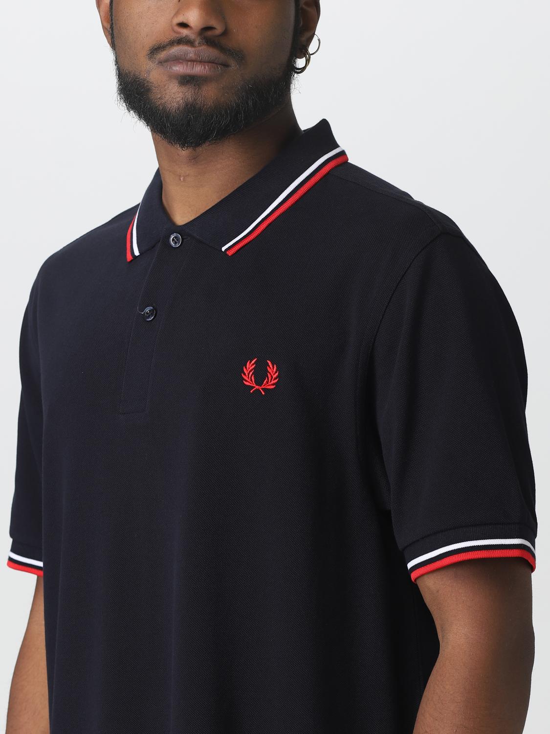 FRED PERRY POLO: Polo hombre Fred Perry, Azul Oscuro - Img 3