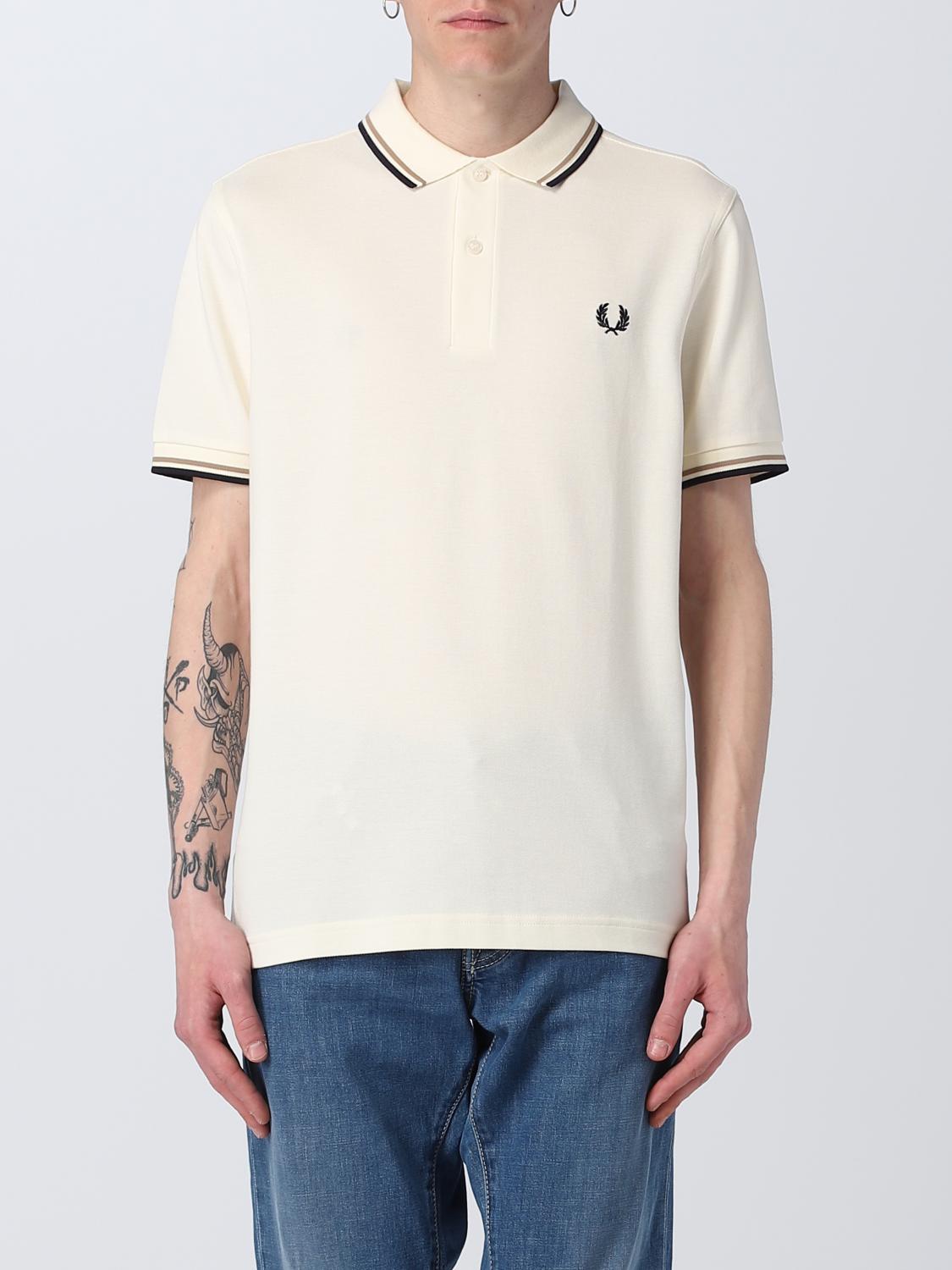 FRED PERRY POLO: Polo hombre Fred Perry, Crudo - Img 1