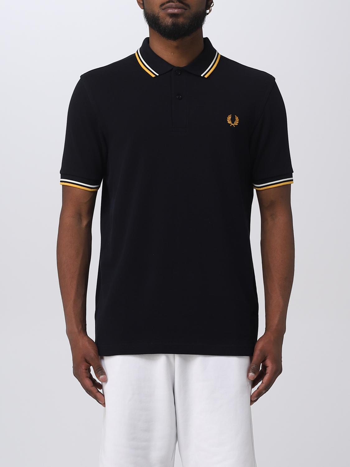 FRED PERRY POLO: Polo Fred Perry in piquet di cotone, Blue Navy - Img 1