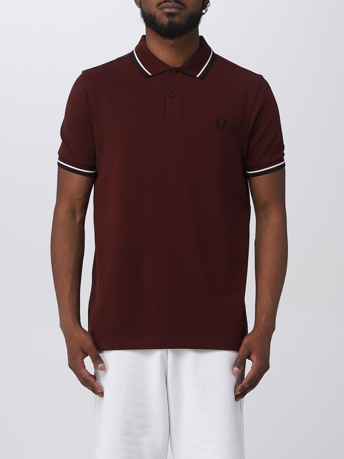 FRED PERRY POLO: Polo hombre Fred Perry, Granate - Img 1