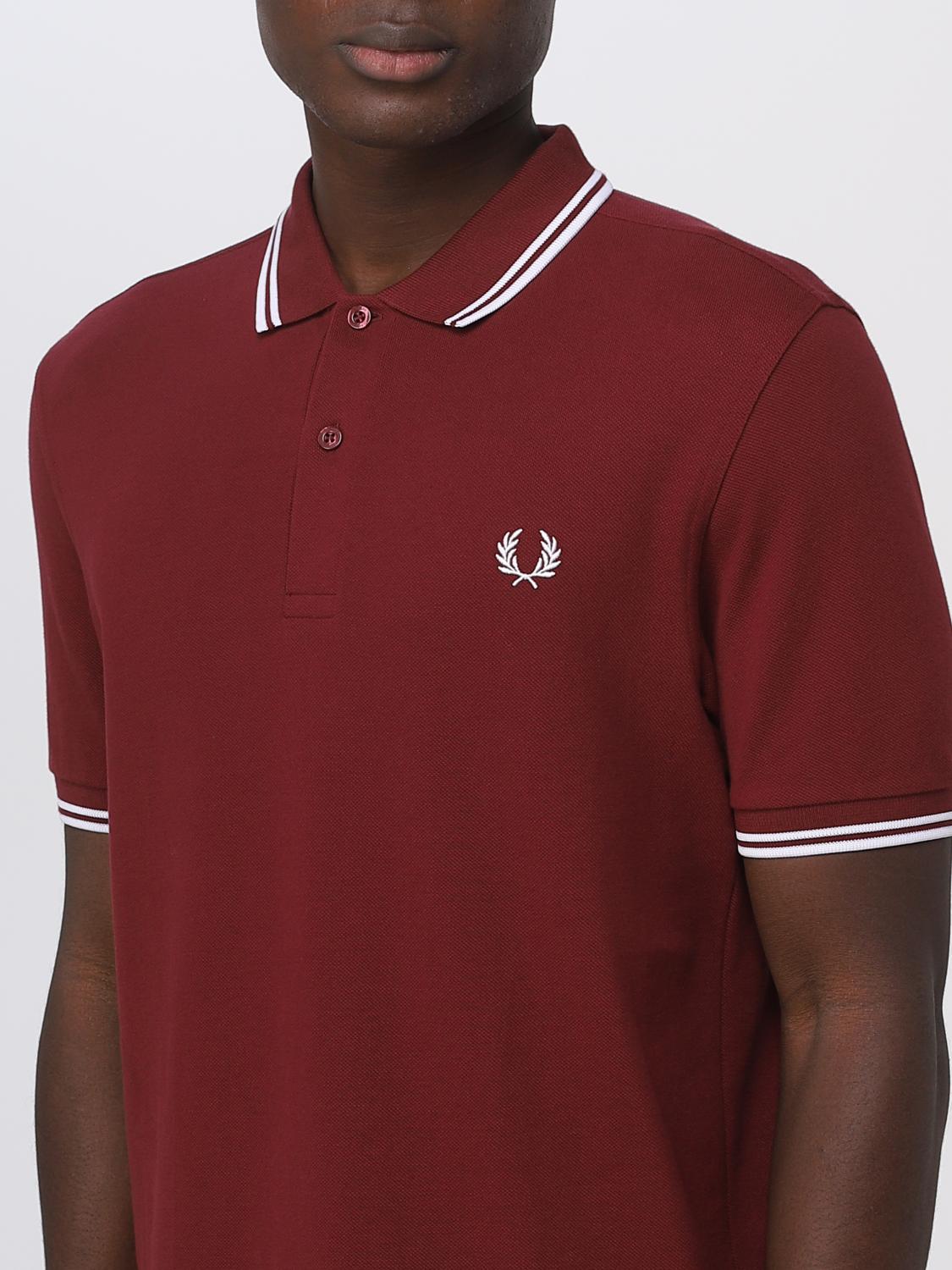 FRED PERRY POLO: Polo hombre Fred Perry, Vino - Img 3
