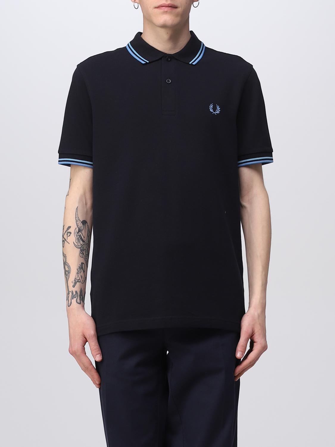 FRED PERRY POLO: Polo hombre Fred Perry, Azul Oscuro 1 - Img 1