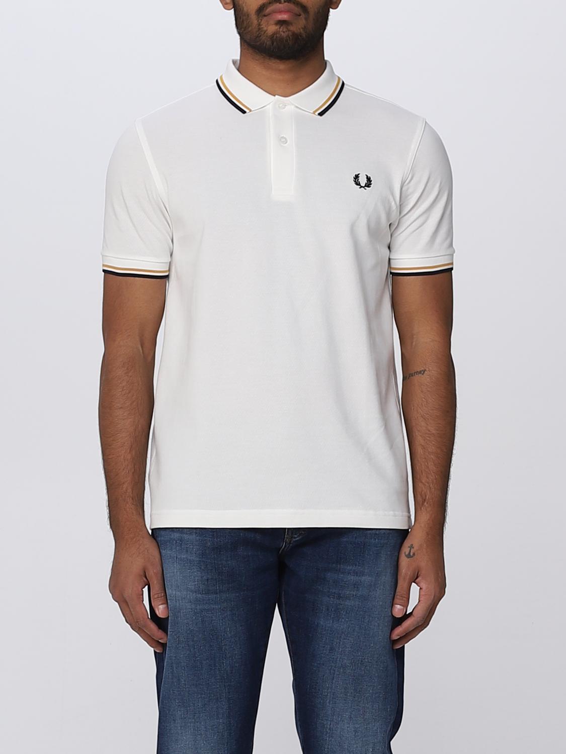 FRED PERRY POLO: Polo hombre Fred Perry, Blanco 1 - Img 1