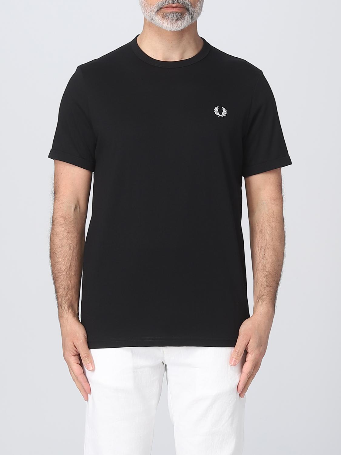 FRED PERRY T-SHIRT: T-shirt men Fred Perry, Black - Img 1