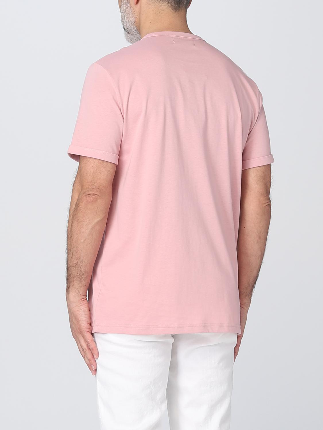 FRED PERRY T-SHIRT: T-shirt men Fred Perry, Pink - Img 2