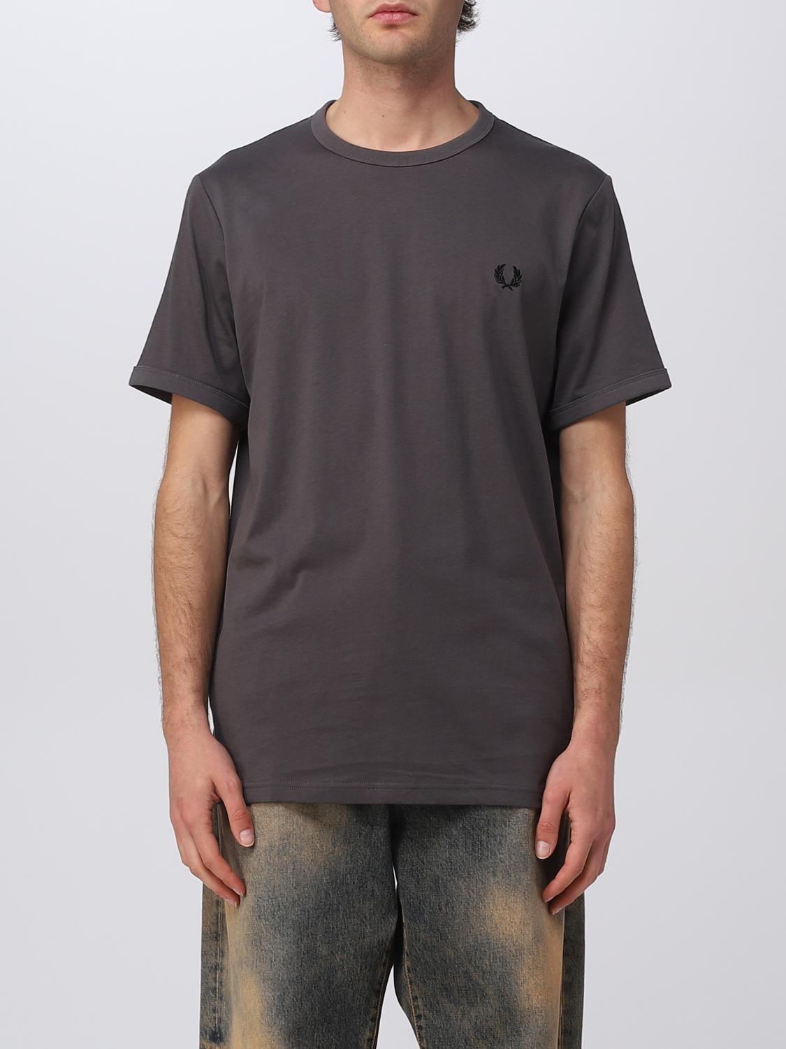 FRED PERRY T-SHIRT: T-shirt men Fred Perry, Grey - Img 1