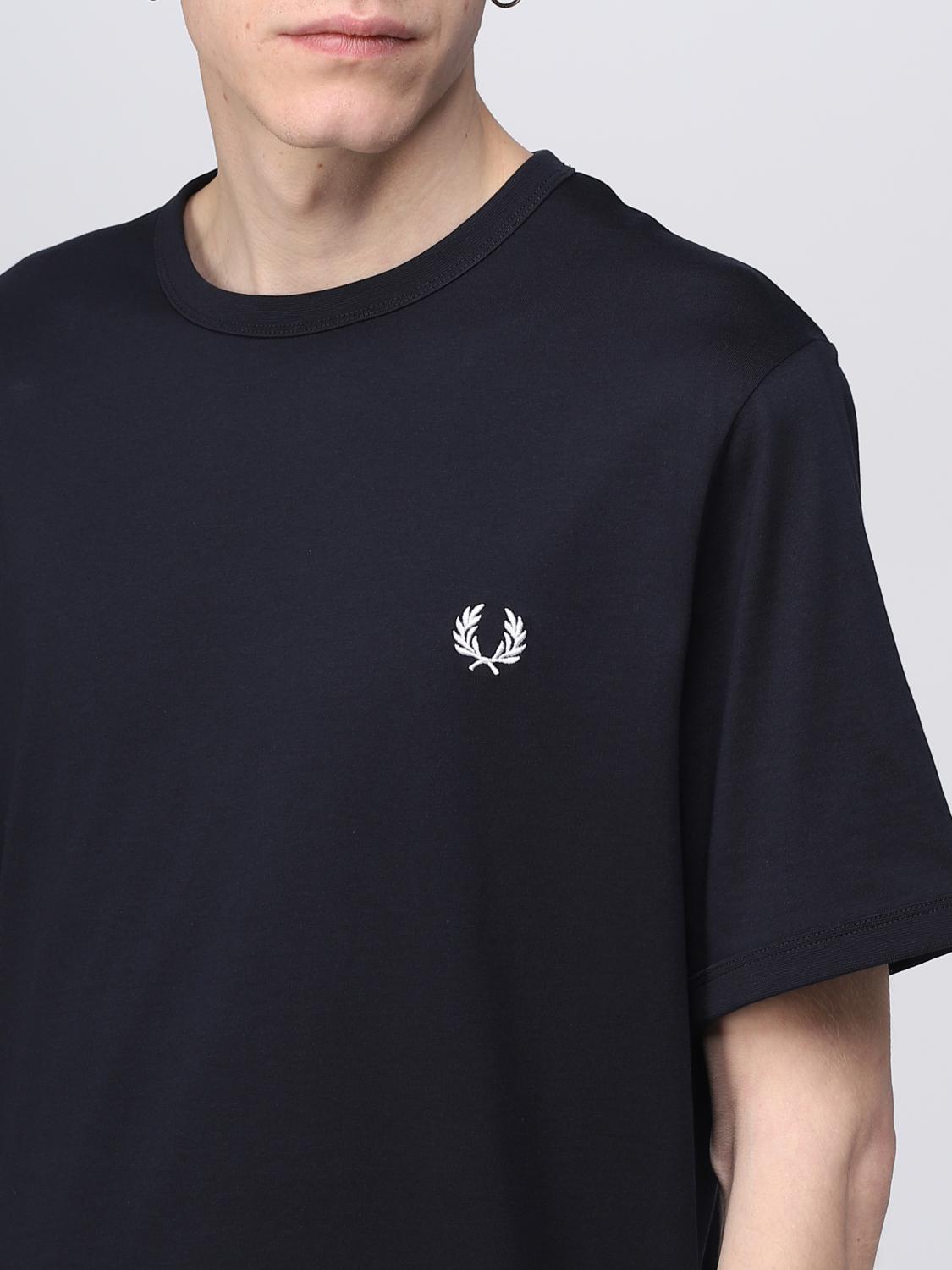 FRED PERRY T-SHIRT: T-shirt men Fred Perry, Navy - Img 3
