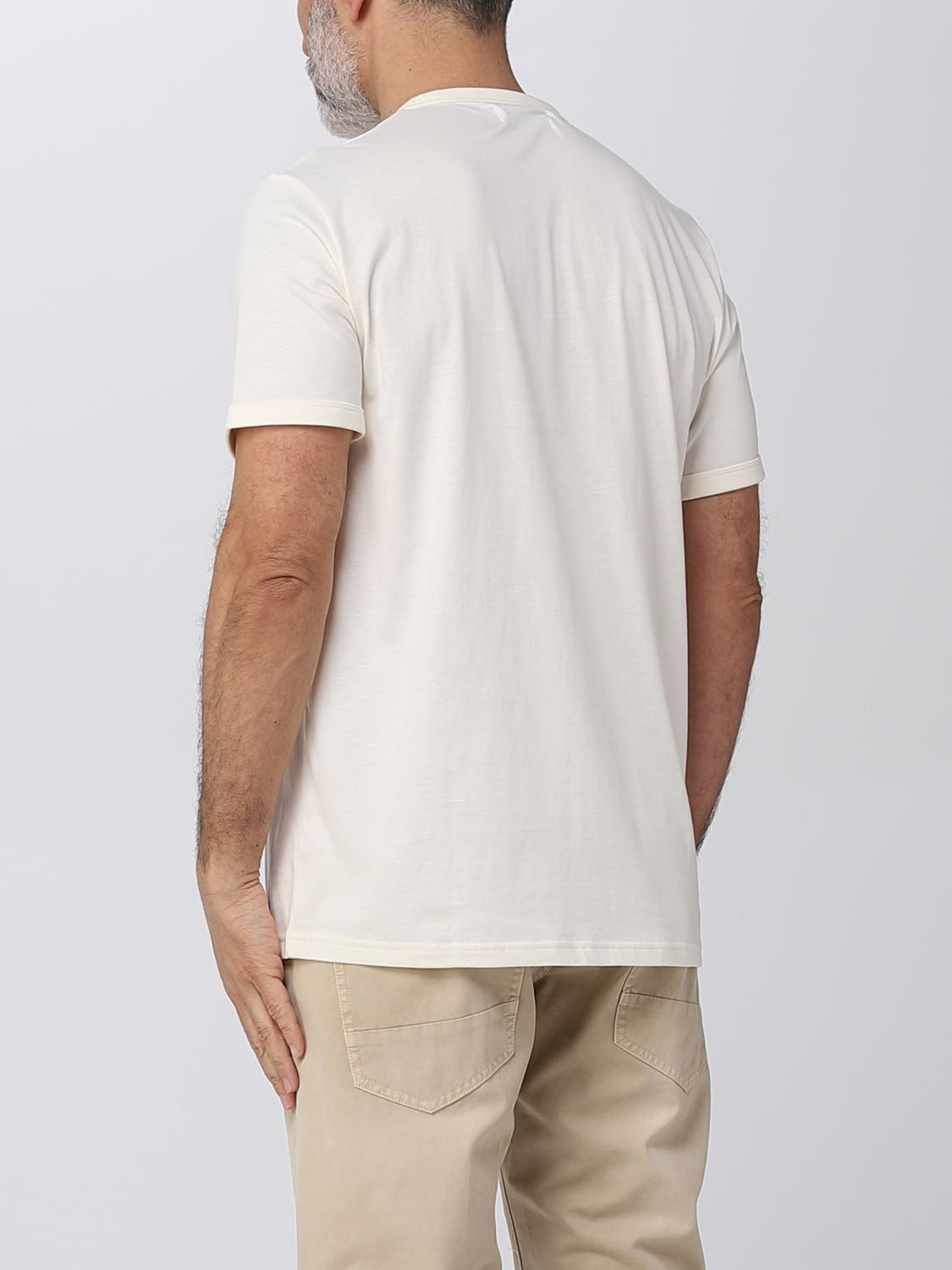 FRED PERRY ФУТБОЛКА: Футболка Мужское Fred Perry, Сливки - Img 2