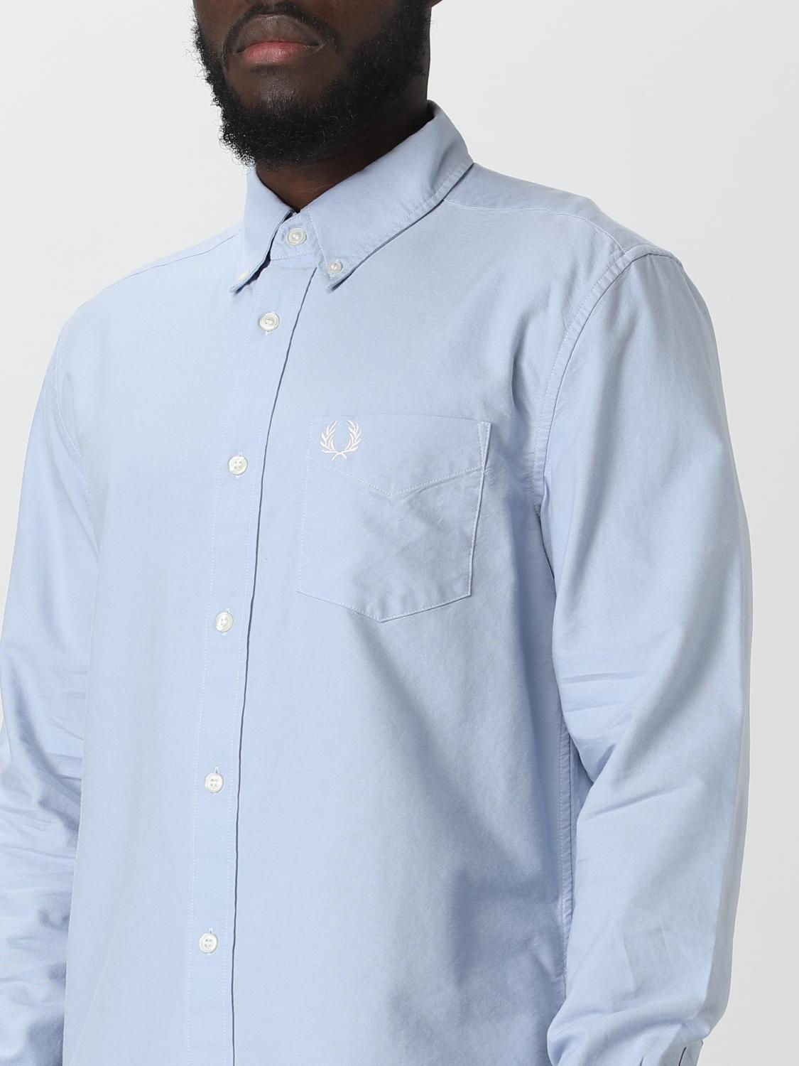 FRED PERRY 셔츠: 셔츠 남성 Fred Perry, 노드 블루 - Img 3