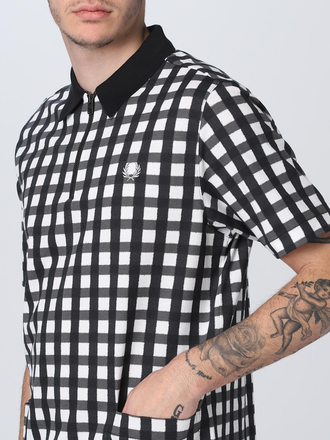 Fred Perry ポロシャツ メンズ - ブラック | M5659 | GIGLIO.COM