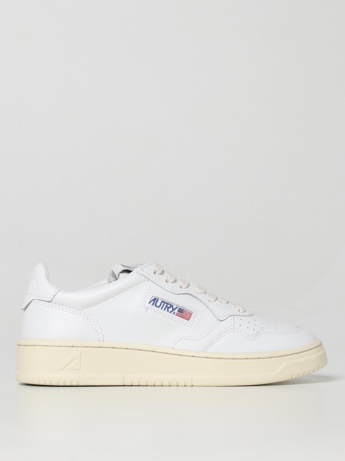 AUTRY SNEAKERS: Autry Medalist 01 sneakers in leather, White - Img 1